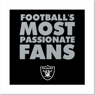 Raider Nation: Football's Most Passionate Fans! Posters and Art